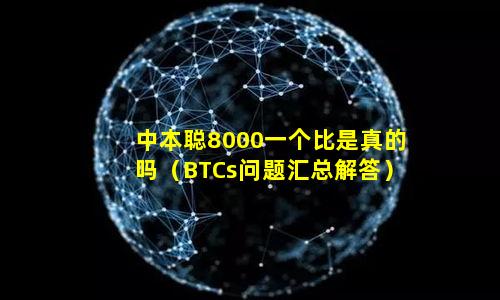 中本聪8000一个比是真的吗（BTCs问题汇总解答）